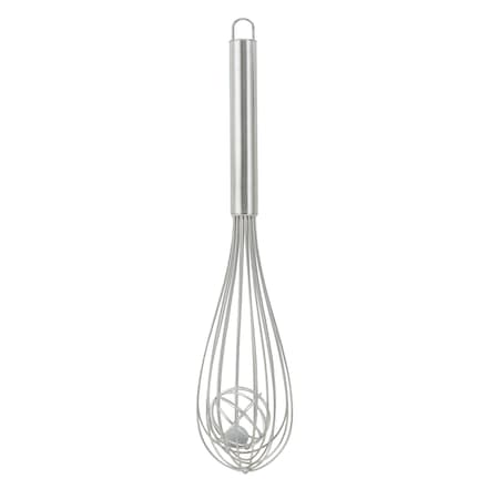 Harold Import Co Mrs. Anderson's Baking Silver Stainless Steel Balloon Wisk w/Center Ball 42166